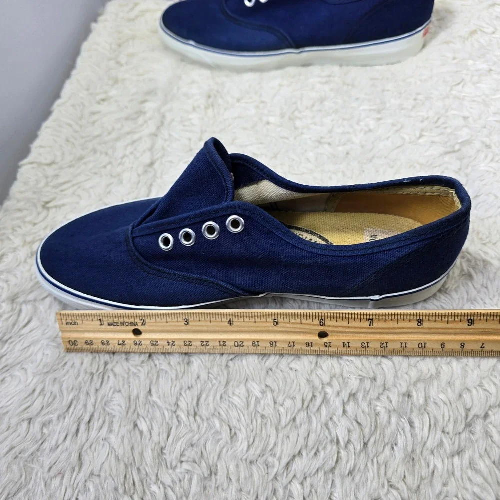 Vintage‎ 60's LaCrosse Masters Sneakers Womens 6.5 Navy Blue Made in USA Canvas
